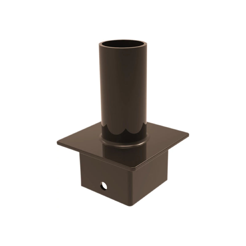 Keystone KT-PMTT-4SQ-SV Pole Mount Single Tenon, Top Mount Vertical fo