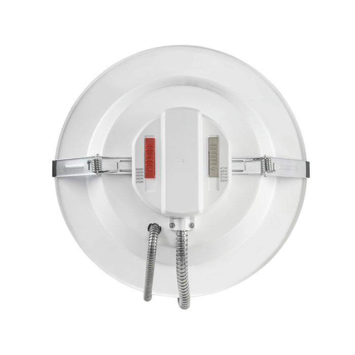 Keystone KT-RDLED38PS-10A-9CSF-VDIM-EM4 10" LED Recessed Emergency Downlight, 5CCT & Wattage Selectable, 120-277V, 0-10V Dimming, 4W Emergency