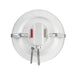 Keystone KT-RDLED38PS-10A-9CSF-VDIM-EM4 10" LED Recessed Emergency Downlight, 5CCT & Wattage Selectable, 120-277V, 0-10V Dimming, 4W Emergency