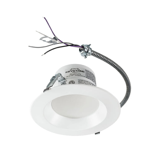Keystone KT-RDLED18PS-6A-9CSE-VDIM 6" 9W/13W/18.5W LED Recessed Downlight, 3Power & 3CCT Selectable, 120-277V