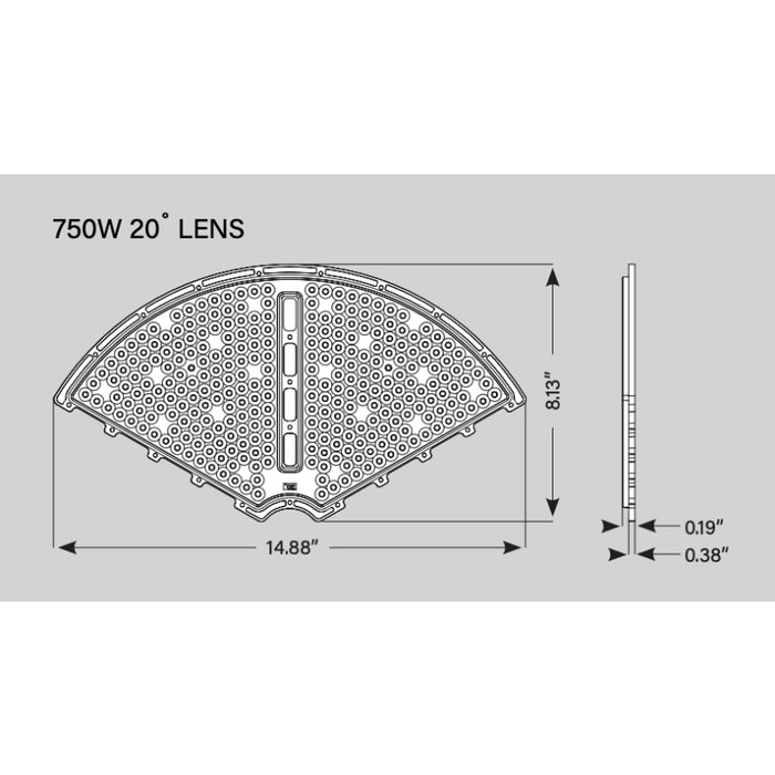 Keystone KT-SLFLED-LENS-M1 Beam Angle Lens for SLF Medium