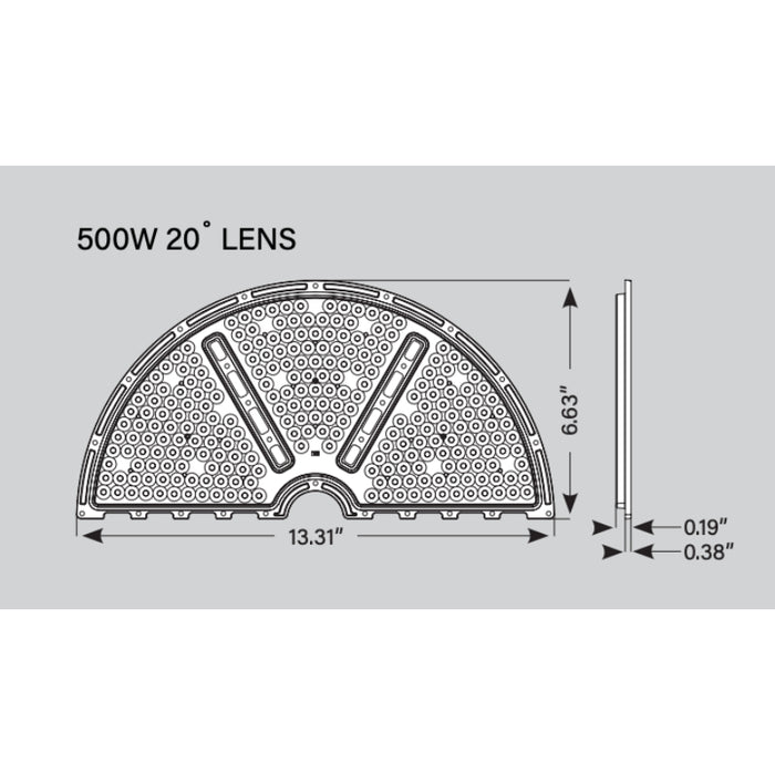 Keystone KT-SLFLED-LENS-S1 Beam Angle Lens for SLF Small