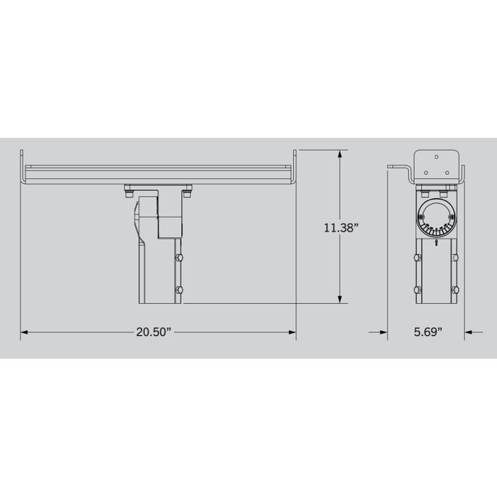 Keystone KT-SLFLED-SF-M1-KIT Slip Fitter Mount Kit for SLF Medium