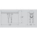 Keystone KT-SLFLED-SF-S1-KIT Slip Fitter Mount Kit for SLF Small