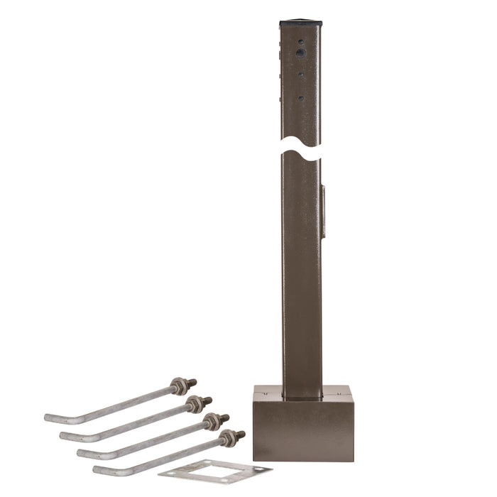 Keystone KT-SP 15-ft Square Pole, 4" Square, 11GA - 0.119" Wall Thickness