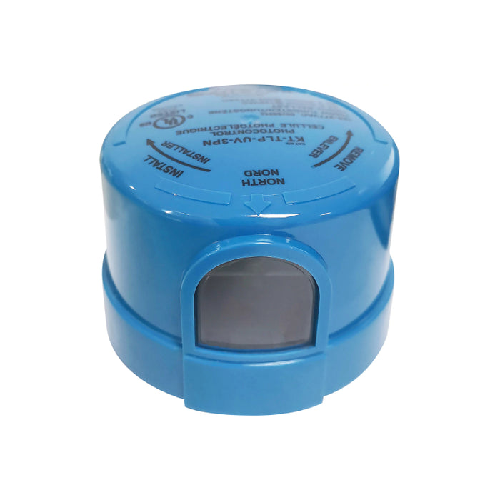 Keystone KT-TLP-UV-3PN NEMA Type 3-Pin Twist Lock Photocell 120-277V, 1800VA Max