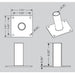 Keystone KT-WMT-S Wall Mount Tenon, Single