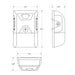 Keystone KT-WPLED20-S1-8CSB-VDIM /TAA 20W LED Wall Pack, 3CCT Selectable, TAA Compliant