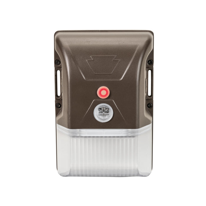 Keystone KT-WPLED20-S1 20W Small Low Profile LED Wall Pack w/ Emergency Battery Backup, 120-277V, 3CCT Selectable