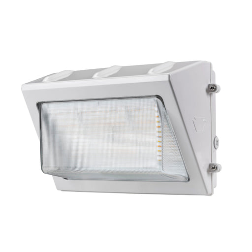 Keystone KT-WPLED55-M1 55W Traditional LED Wall Pack, 3CCT Selectable - White