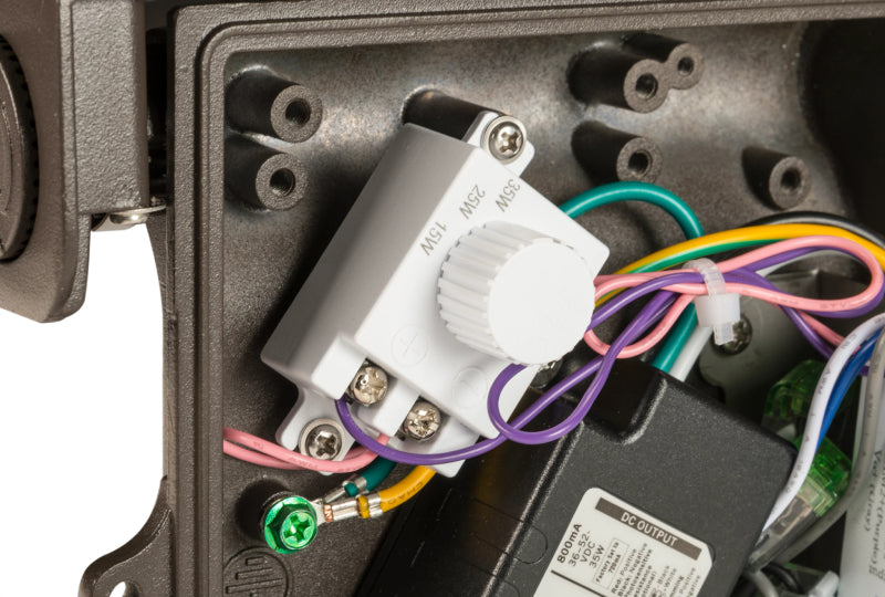 Keystone KT-WPLED35PS-S3-8CSB-VDIM 15W/25W/35W LED Adjustable Wall Pack, 3CCT & Wattage Selectable, 120-277V