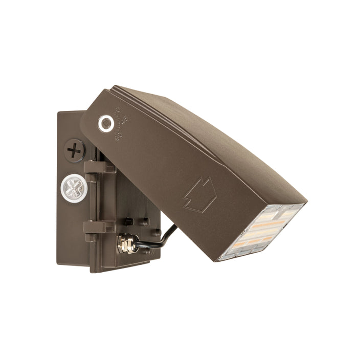 Keystone KT-WPLED35PS-S3-8CSB-VDIM 15W/25W/35W LED Adjustable Wall Pack, 3CCT & Wattage Selectable, 120-277V, TAA Complaint