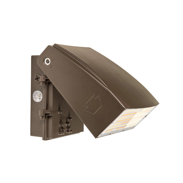 Keystone KT-WPLED75PS-M3-8CSB-VDIM 45W/60W/75W LED Adjustable Wall Pack, 3CCT & Wattage Selectable, 120-277V, TAA