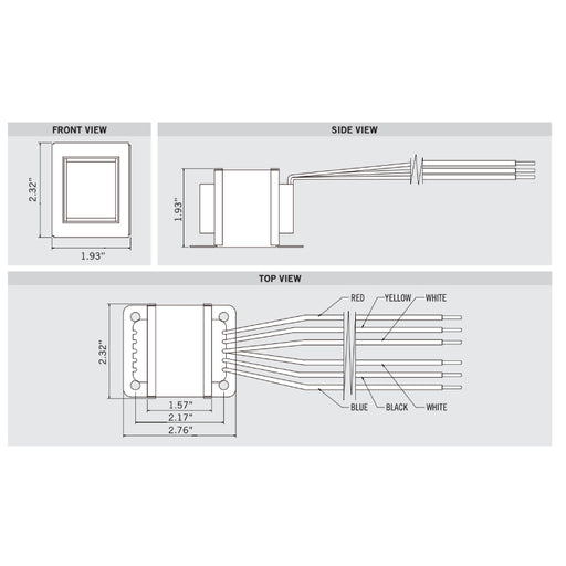 Keystone KTAT 480V Step Down Auto Transformer, 150W, Open Core