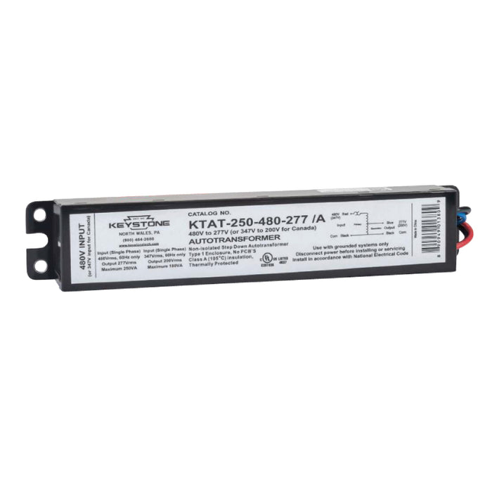 Keystone KTAT 480V Step Down Auto Transformer, 250W