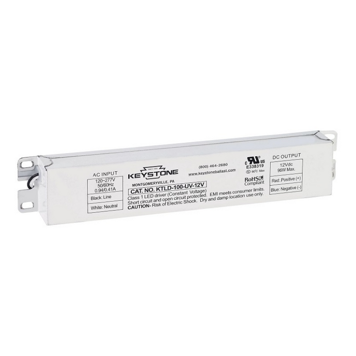 Keystone KTLD-100-UV-12V 96W Constant Voltage LED Driver