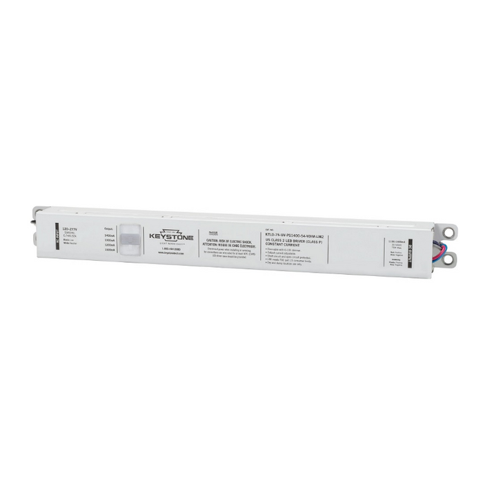 Keystone KTLD-75-UV-PS1400 75W Power Select Constant Current LED Driver