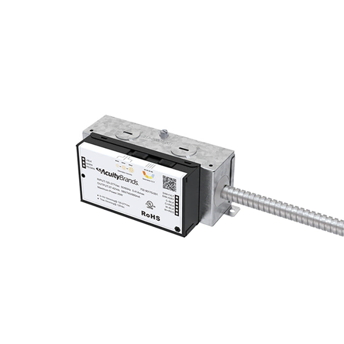 Lithonia LBR12 AL04 SWW1 12" Round Retrofit Remodel Downlight, 4000/4500/5000 Lumen & 4CCT Selectable