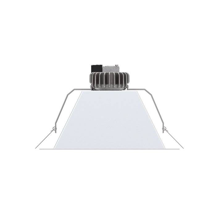 Lithonia LBR12SQ AL02 SWW1 12" Square Retrofit Remodel Downlight, 1000/1500/2000 Lumen & 4CCT Selectable