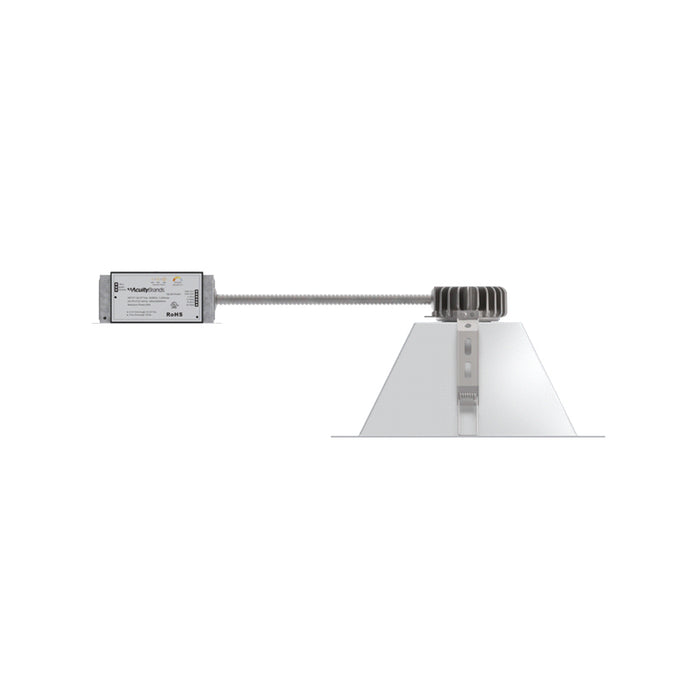 Lithonia LBR12SQ AL04 SWW1 12" Square Retrofit Remodel Downlight, 4000/4500/5000 Lumen & 4CCT Selectable