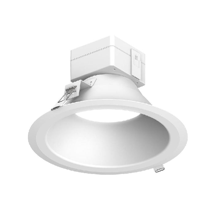 Prescolite LBRST-8RD 8" LED Canless Direct Install Downlight, Switchable CCT & Lumens, 120-347V