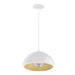 Westgate LCEU 12" 12W LED Pendant, 3000K, 120V - White