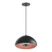 Westgate LCEU 12" 12W LED Pendant, 3000K, 120V - Black