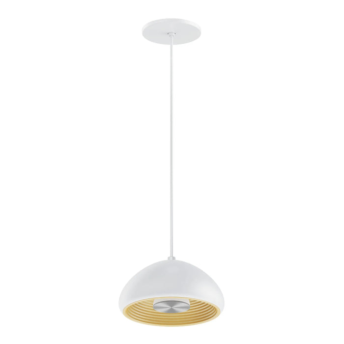 Westgate LCEU 8" 8W LED Pendant, 3000K, 120V - White