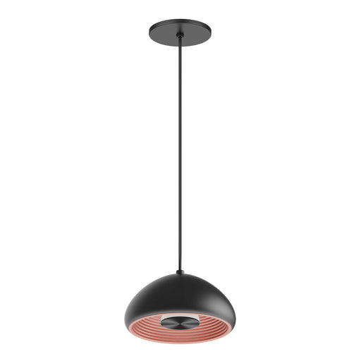 Westgate LCEU 8" 8W LED Pendant, 3000K, 120V - Black