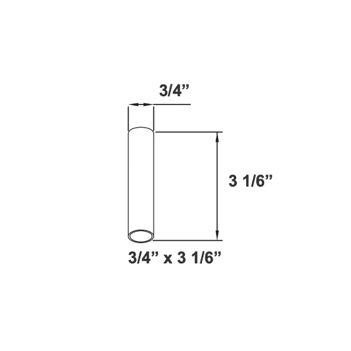 Westgate LCF-ROD 5" Suspension Rod For Ceiling Fixture Swivel Canopy