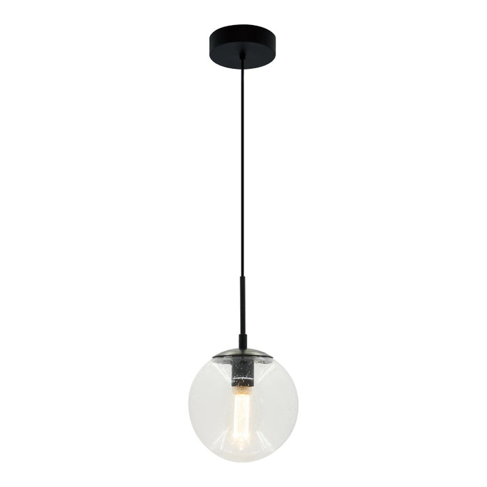 Westgate LCFG 8" Seeded Glass Pendant, 120V