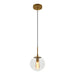 Westgate LCFG 8" Seeded Glass Pendant, 120V