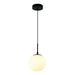 Westgate LCFG 8" LED Frosted Glass Pendant, 5CCT Selectable, 1000 lm, 120V