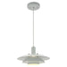 Westgate LCFL 12" 10W LED Pendant, 5CCT Selectable, 120V - White