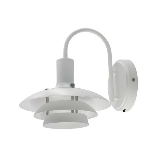 Westgate LCFL 1-lt 9" Tall LED Wall Sconce, 5CCT Selectable, 120V - White