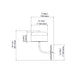 Westgate LCFP 1-lt 9" Tall LED Pan Design Wall Sconce, 5CCT Selectable, 120V