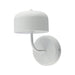 Westgate LCFP 1-lt 9" Tall LED Pan Design Wall Sconce, 5CCT Selectable, 120V - White