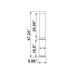 Westgate LCG6-4FT-24-MCTP 21W/28W/35W LED Outdoor Modular Light Column, 3000K/4000K/5000K Selectable, up to 3850 LM, 120-277V