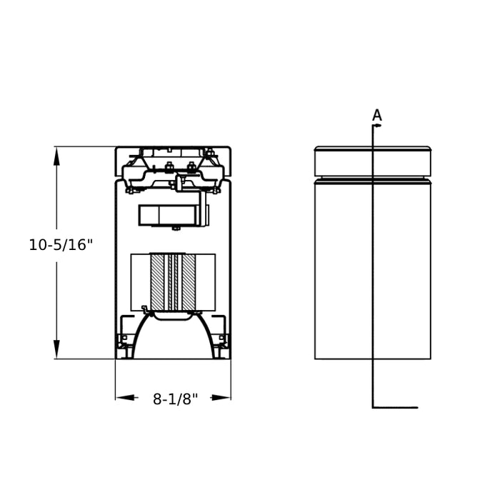 Lithonia LDN6CYL 6" LED Cylinder Downlight, 3500K, 1000lm