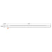 Envision LED-UDL2 8Ft 5 CCT C-Line Suspended Linear w/ Uplight White 120-277V