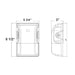 Westgate LESW 15W/20W/30W Outdoor LED Emergency Wall Pack, 3CCT Selectable, 120-277V