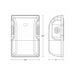 Westgate LESW 15W/20W/30W LED Non-Cutoff Wall Pack w/ Photocell, 3CCT Selectable, 120-277V