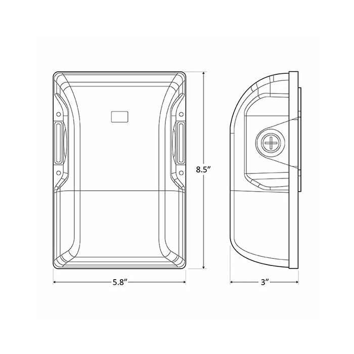 Westgate LESW 15W LED Non-Cutoff Wall Pack w/ Photocell