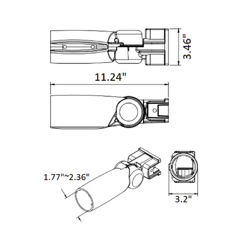 Westgate LF3-HL-RSF Round Slip Fitter for LF3-HL Series