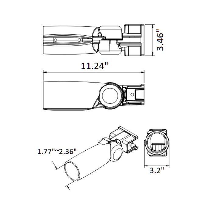 Westgate LF3-HL-RSF Round Slip Fitter for LF3-HL Series