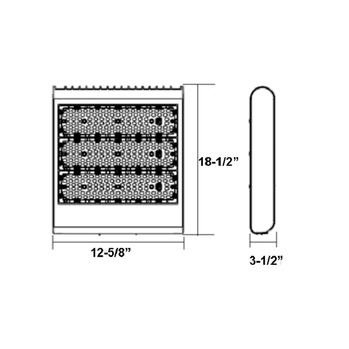 Westgatw LF3-HL 230W High Lumen Flood Light, 480V