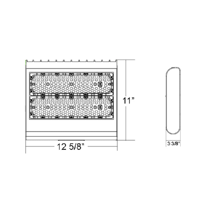 Westgatw LF3-HL 100W High Lumen Flood Light, 480V