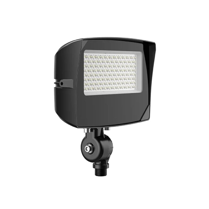 Westgate LF4MAX-SM 15W/25W/35W LED Maximum-Feature Round-Back Flood Light with Knuckle, 3CCT Selectable - Black