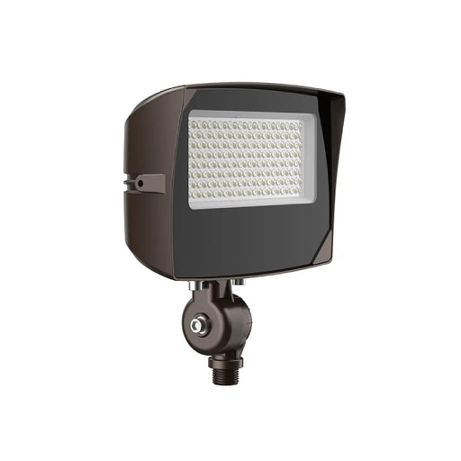 Westgate LF4MAX-SM 15W/25W/35W LED Maximum-Feature Round-Back Flood Light with Knuckle, 3CCT Selectable - Bronze