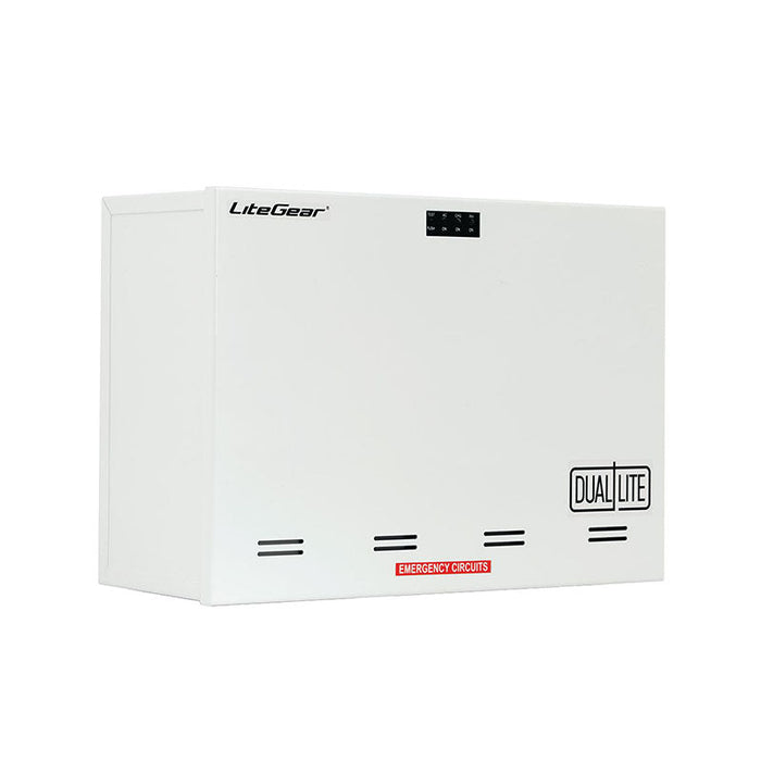 Dual-Lite LiteGear Series Single-Phase Central Lighting Inverter, Surface Wall Mounting - 250VA/220W